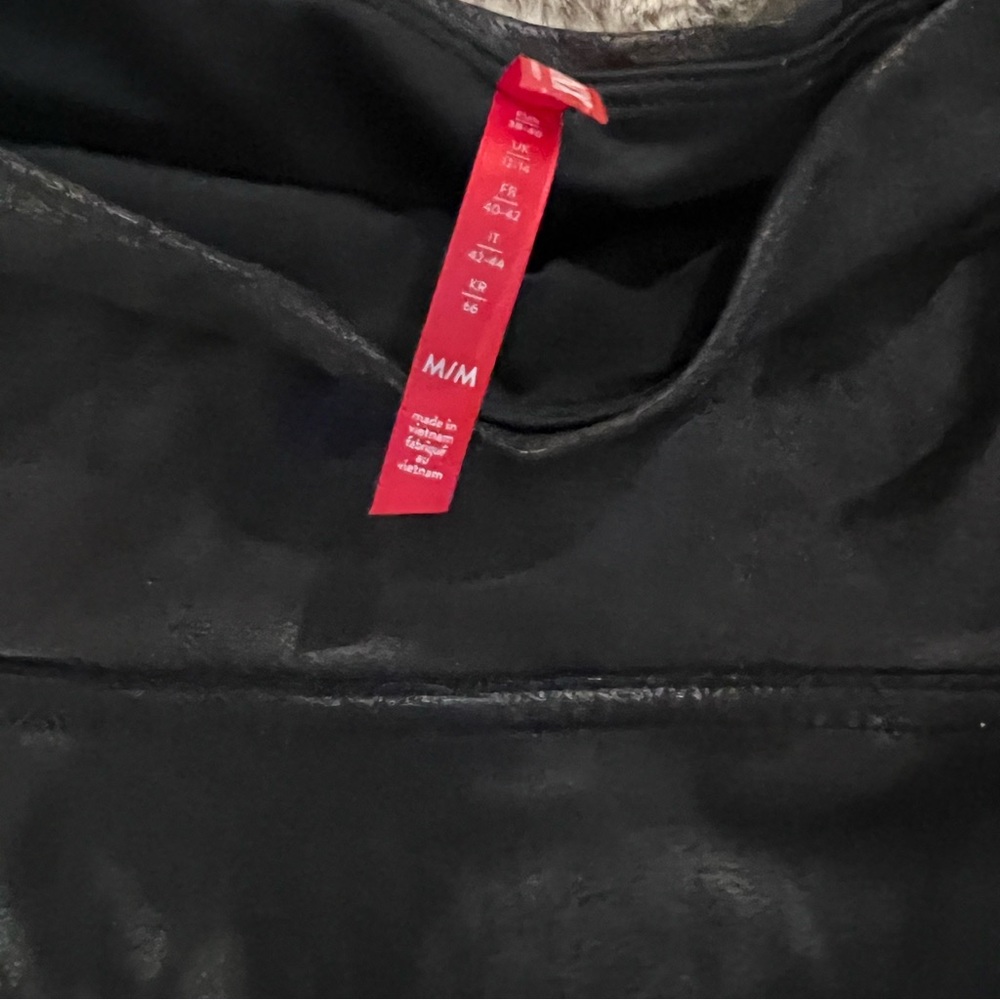 Spanx faux leather moto legging medium 28 length. Worn only a couple times